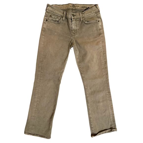 Seven7 For All Mankind Flare‎ Crop Size 27 - Picture 1 of 6